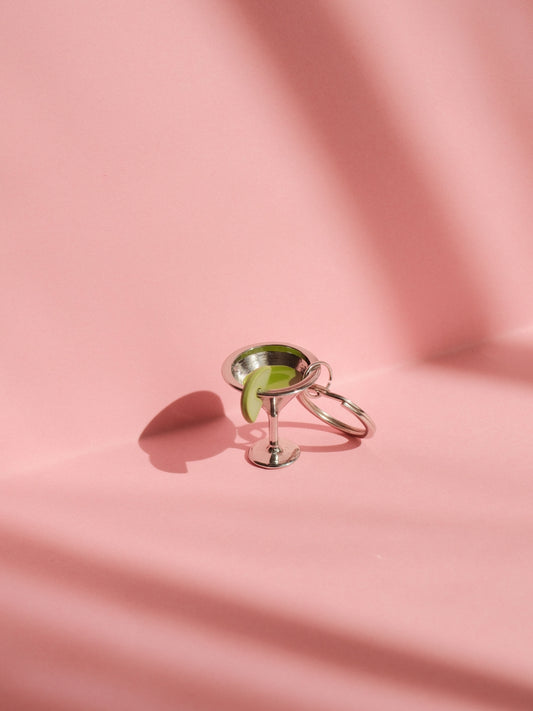 Apple Martini Keyring
