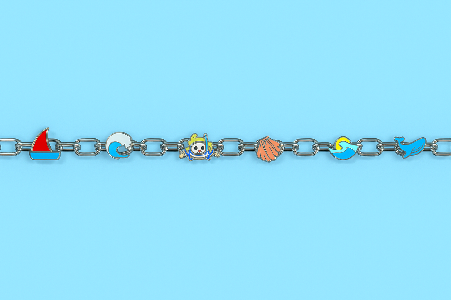 Seafoam Charm Set