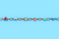 Seafoam Charm Set