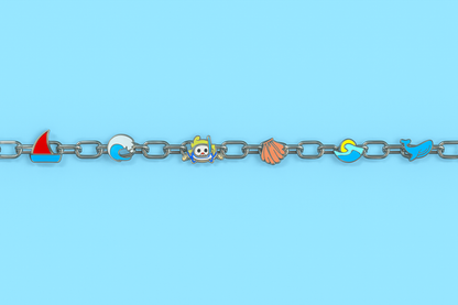 Seafoam Charm Set