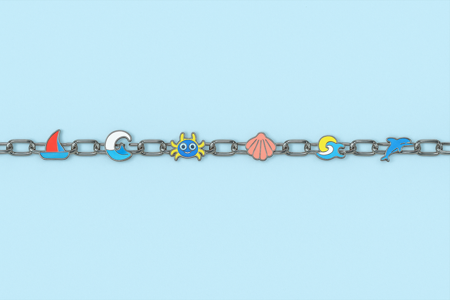 Seafoam Charm Set