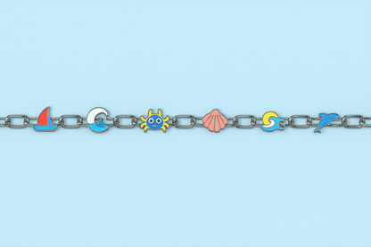 Seafoam Charm Set