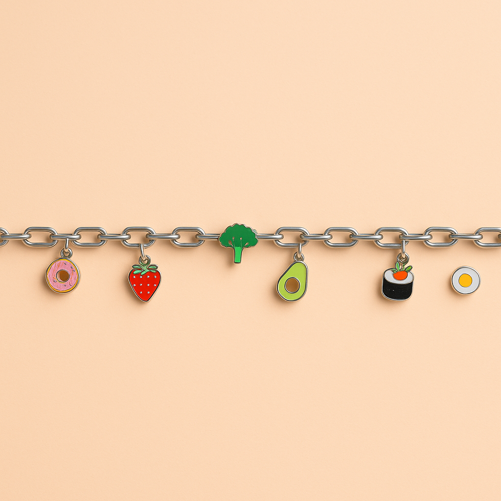 food items charm